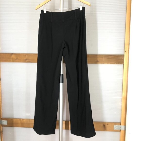 Banana REPUBLIC Martin Fit‎ Stretch Wool Black Flare Lined Pants Sz 2 - Picture 8 of 10